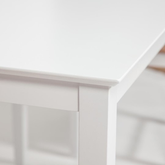 Обеденная группа на кухню Хадсон (стол + 4 стула) id 13693 pure white (белый 2-1) арт.13693 в Магадане - изображение 4
